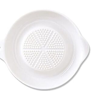Muji white porcelain ginger garlic grater